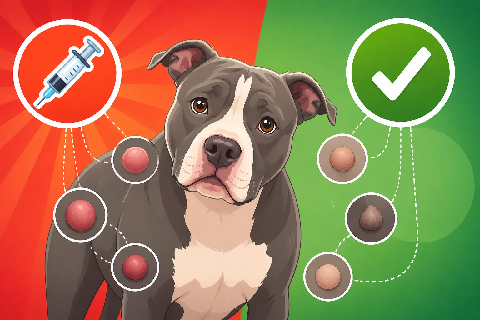 Which Pit Bull Lumps Need a Needle