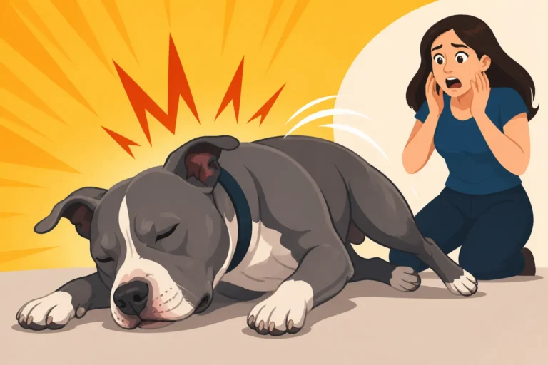 A Pit Bull That Collapses Without Warning