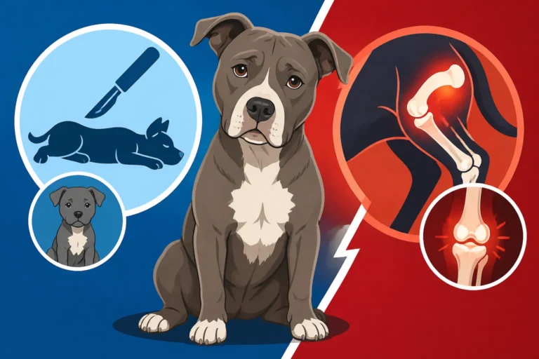 Whether Early Neutering Harms Pit Bull Joints
