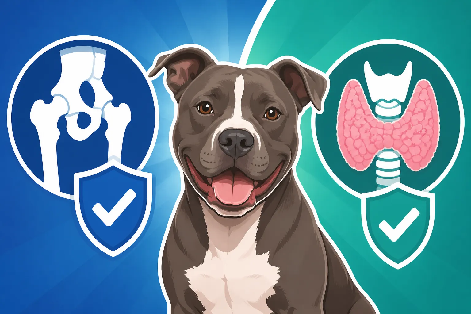 The Hip and Thyroid Results a Pit Bull Should Have
