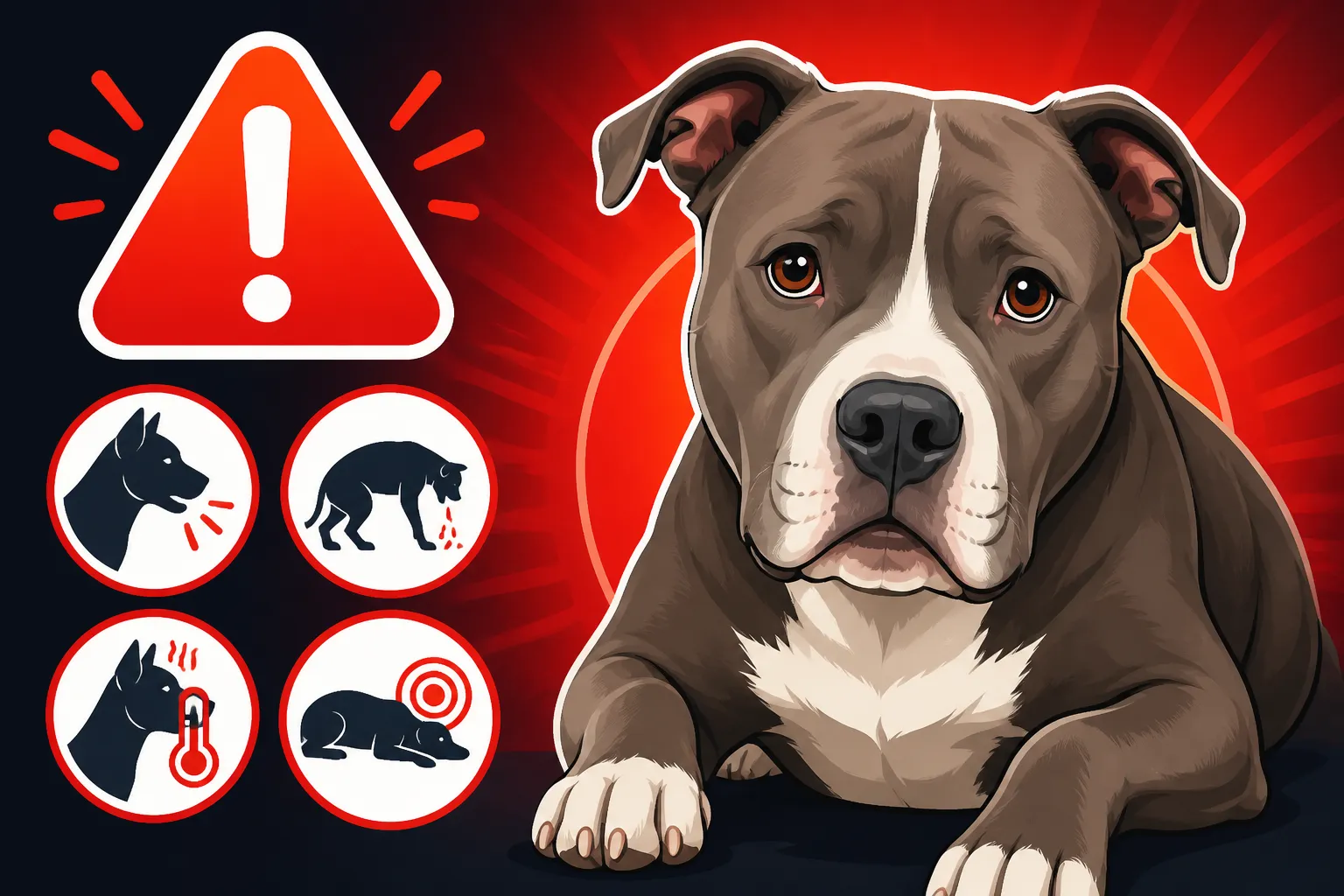 Emergency Signs That Cannot Wait in a Pit Bull