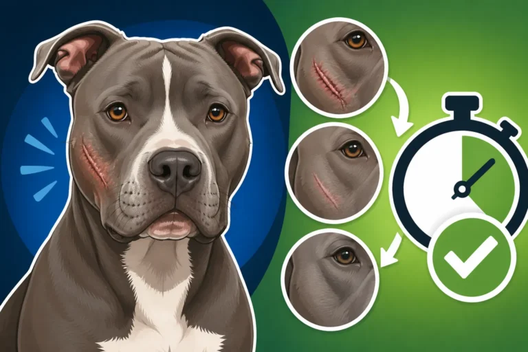 Pit Bull Scarring and How Fast It Heals