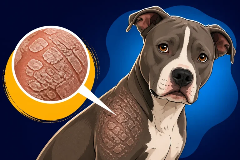 Ichthyosis in a Pit Bull Type Cross