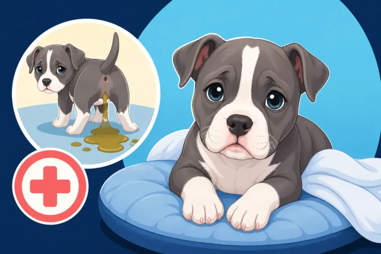 Pit Bull Puppy Diarrhea in the First Week