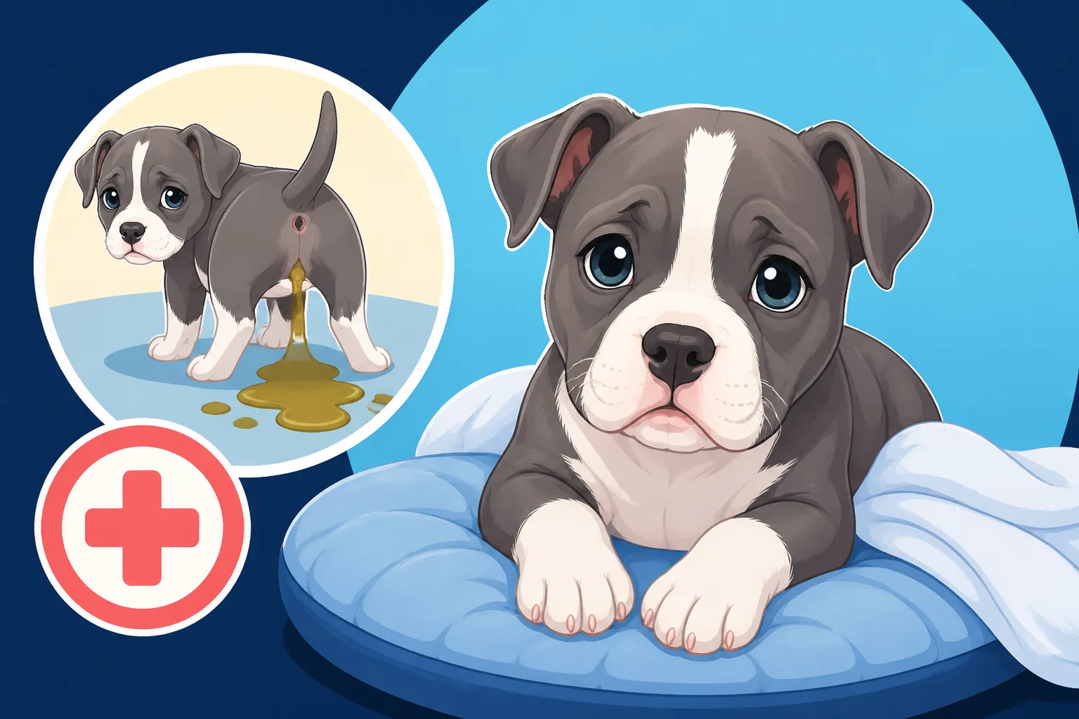 Pit Bull Puppy Diarrhea in the First Week