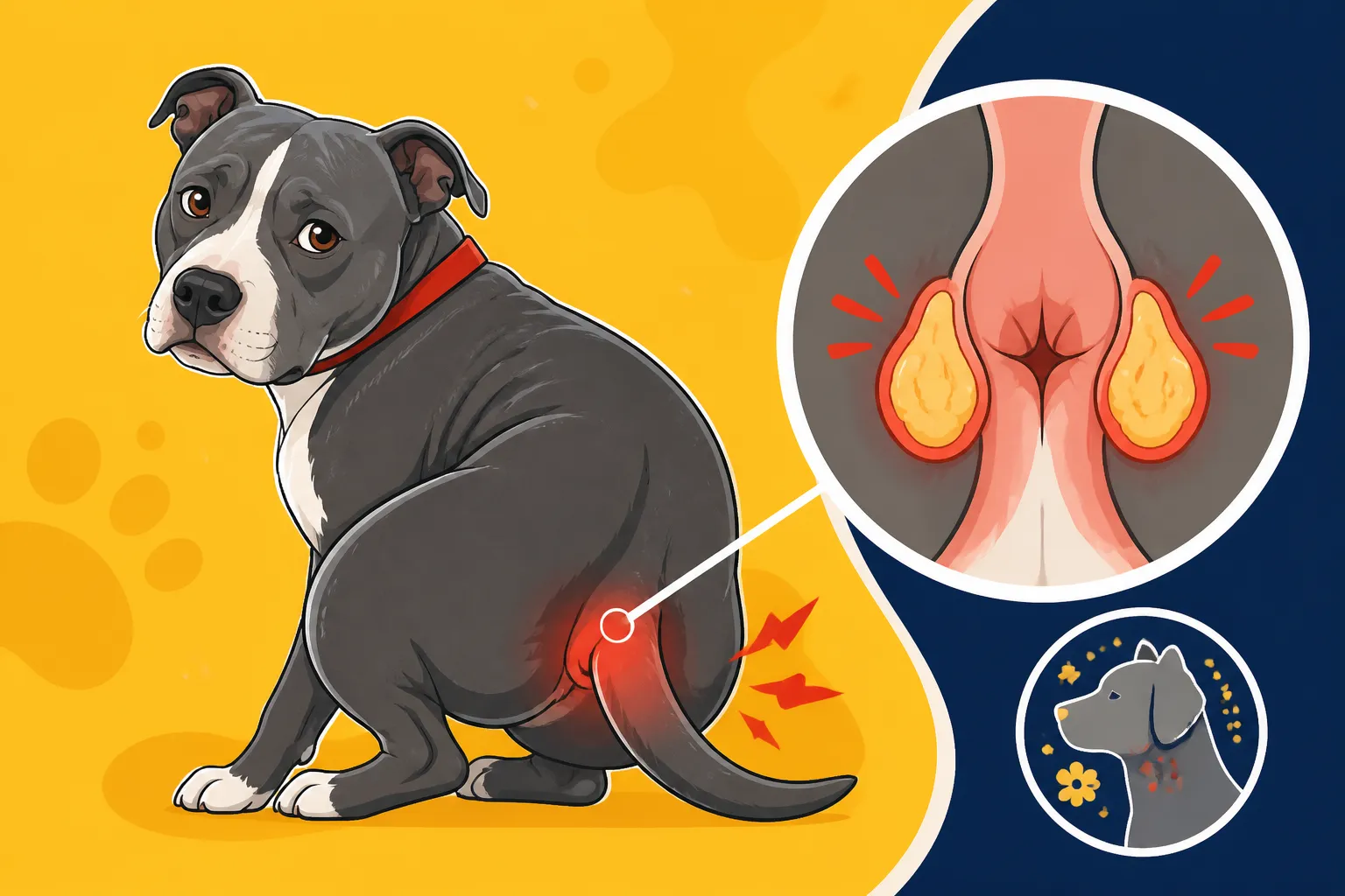 Anal Gland Trouble in an Allergic Pit Bull