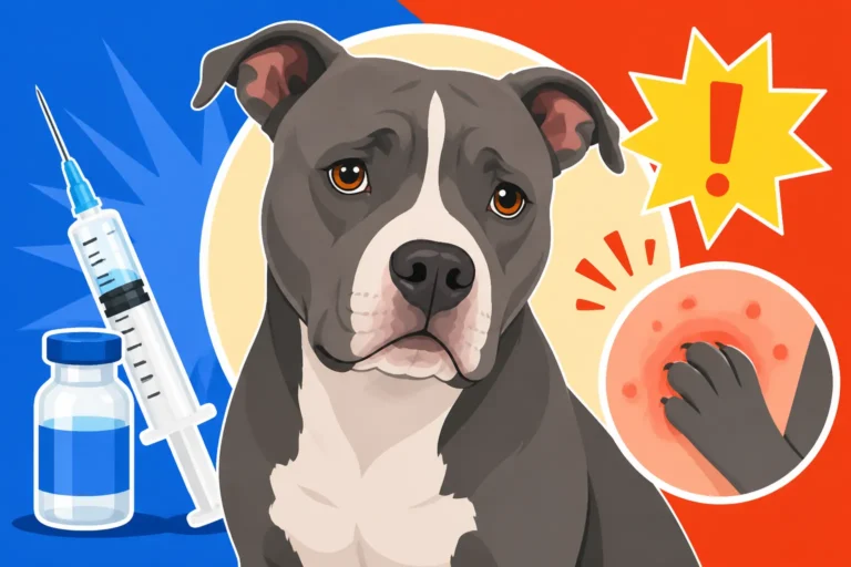 Pit Bull Vaccine Reactions