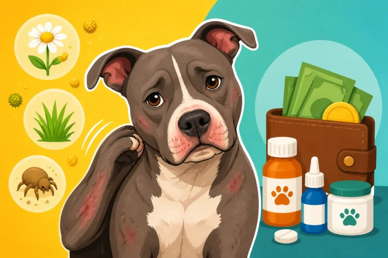 What a Pit Bull Costs a Year With Allergies