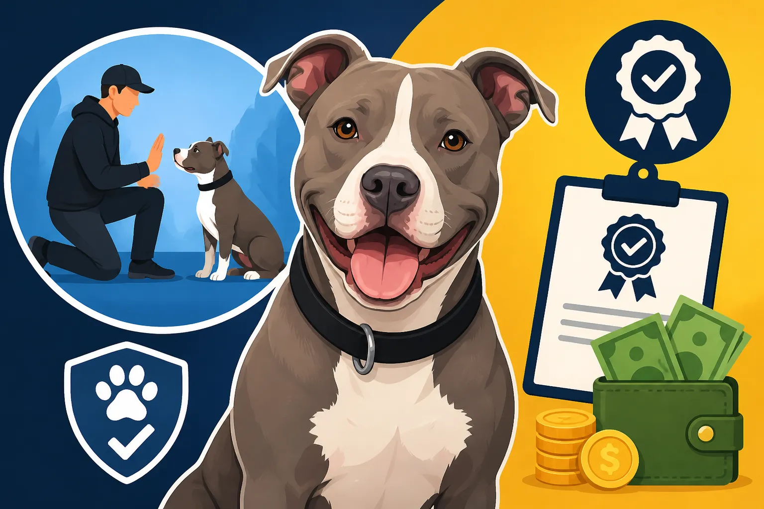 Pit Bull Training and Certification Costs