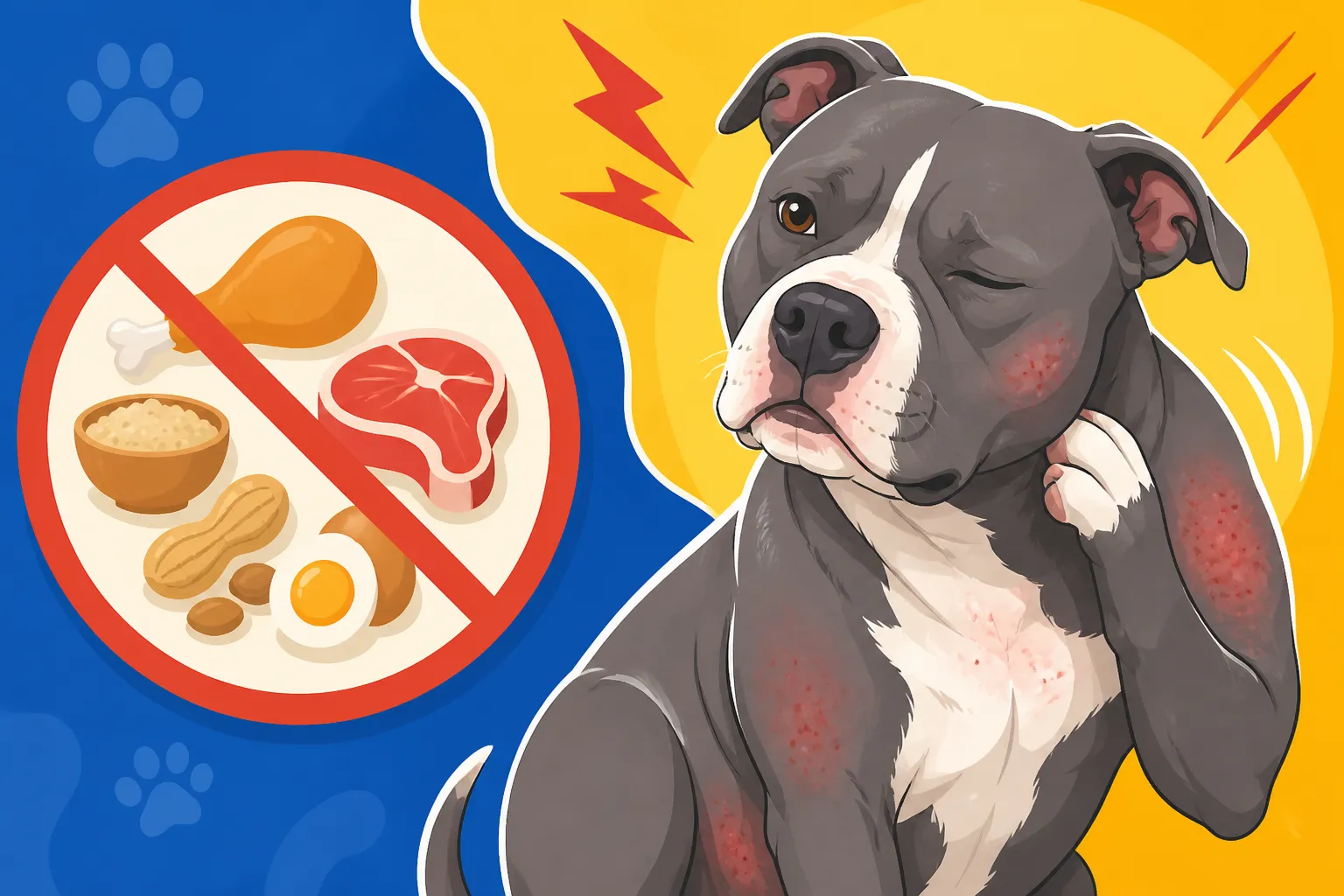 Food Allergies Behind Pit Bull Itching