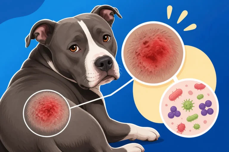 Pit Bull Hot Spots and Secondary Infection