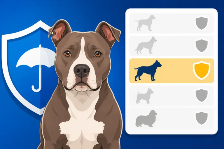 Where a Pit Bull Sits on an Insurer's Breed List