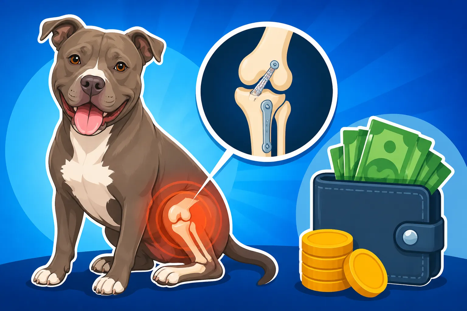 Pit Bull Cruciate Repair Costs