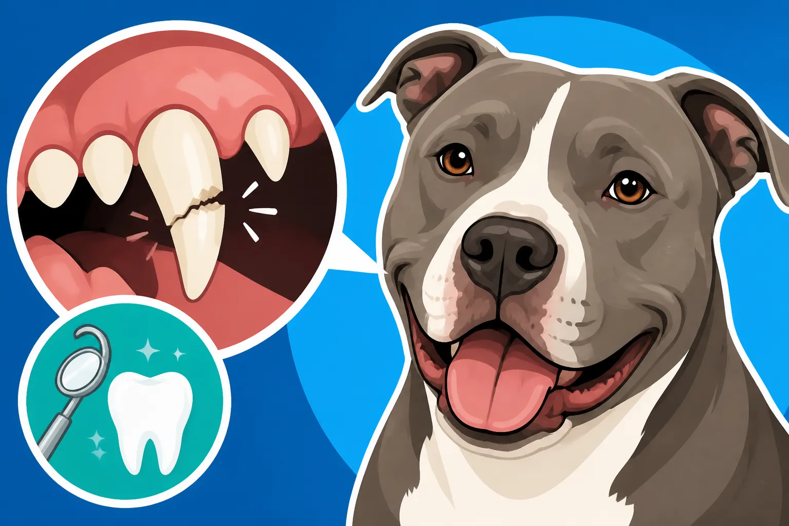 Pit Bull Dental Work and Broken Teeth