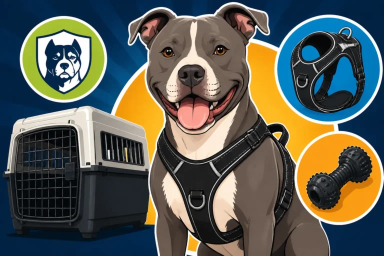 Pit Bull Crates, Harnesses and Chew-Proof Gear