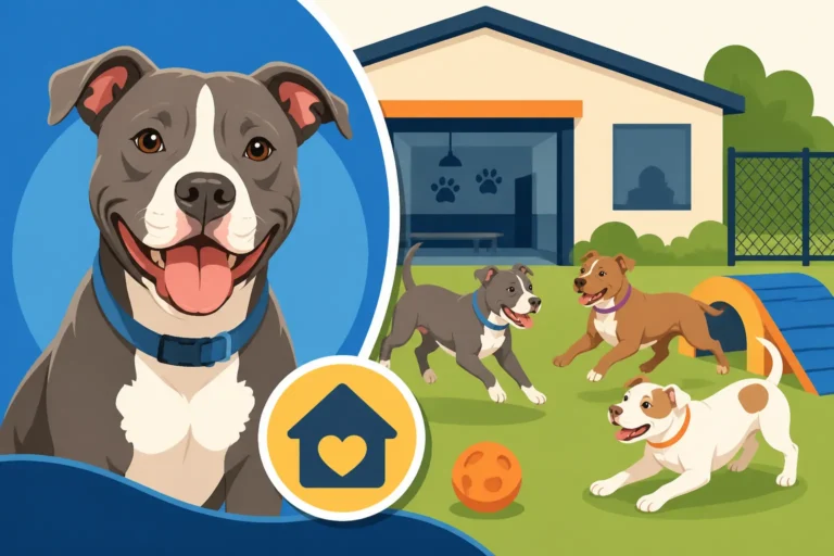 Pit Bull Boarding and Daycare Access