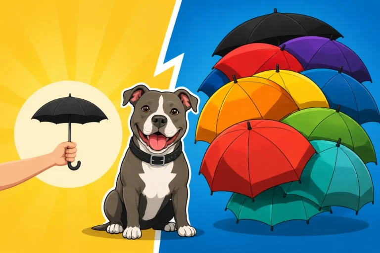 How Much Umbrella Cover a Pit Bull Owner Buys