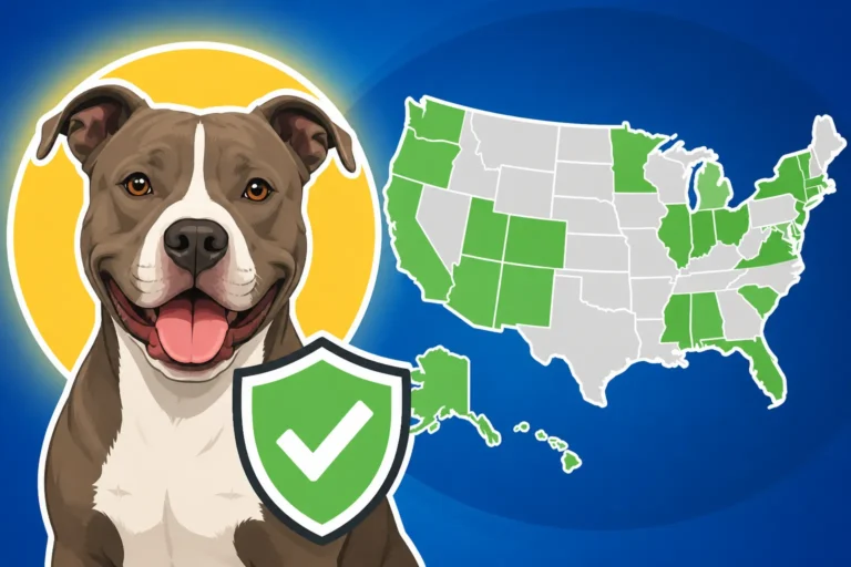 States Where Insurers Cannot Ask About a Pit Bull