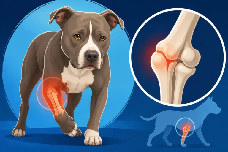 Pit Bull Elbow Dysplasia and Front End Lameness