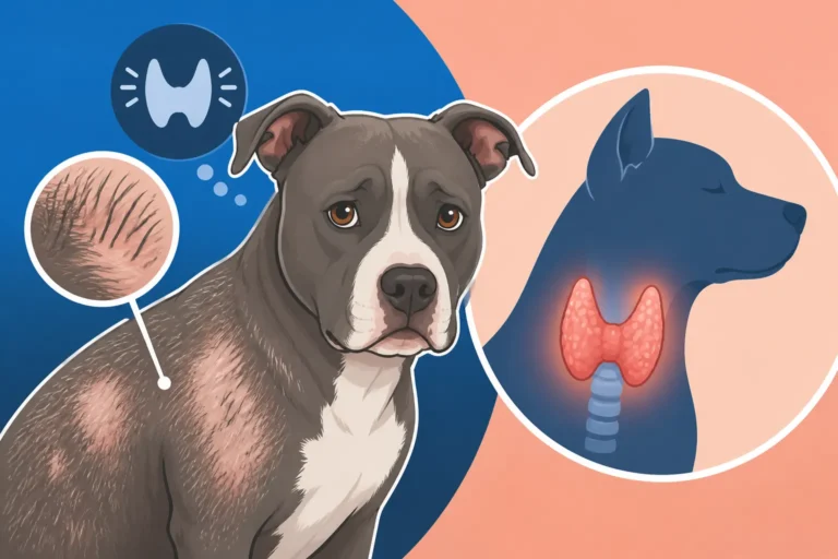 Hypothyroidism and a Thinning Pit Bull Coat