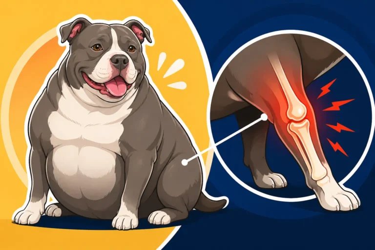 Pit Bull Obesity and Joint Strain