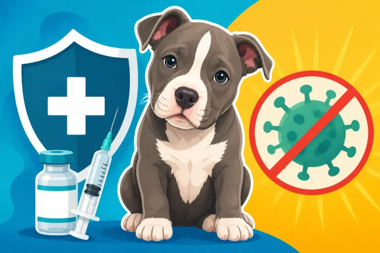 Pit Bull Puppy Vaccination and Parvovirus