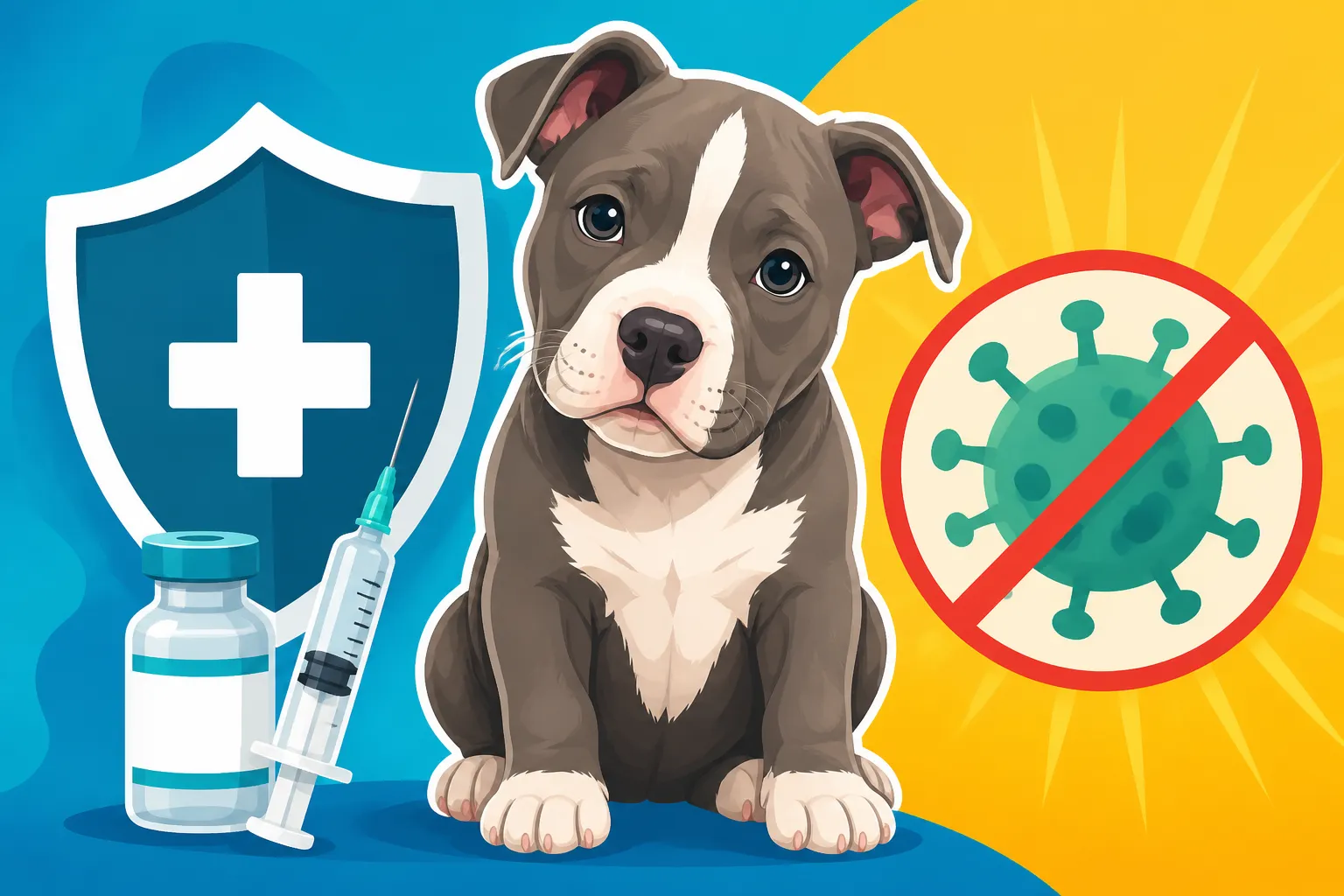 Pit Bull Puppy Vaccination and Parvovirus
