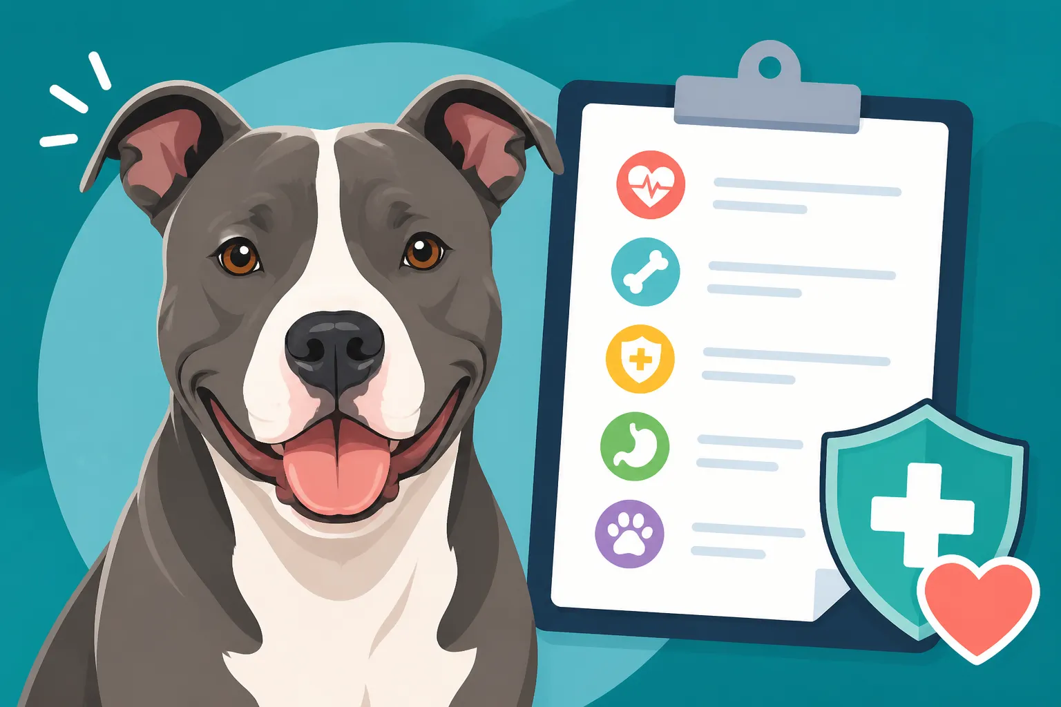 What a Pit Bull Health History Should Cover