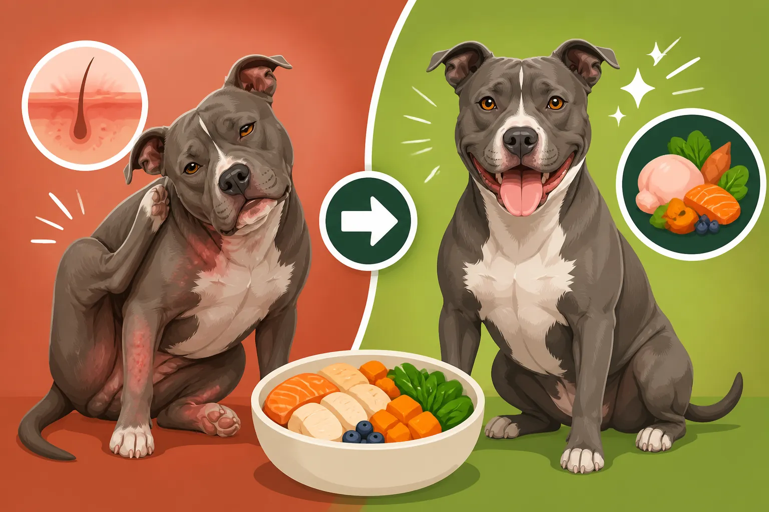 An Eight Week Food Trial on an Itchy Pit Bull