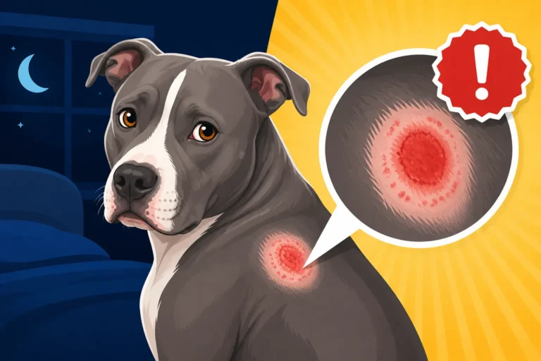 Pit Bull Hot Spots That Appear Overnight