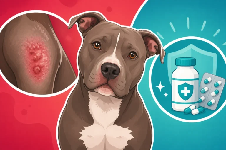 Pit Bull Pyoderma and Antibiotic Courses
