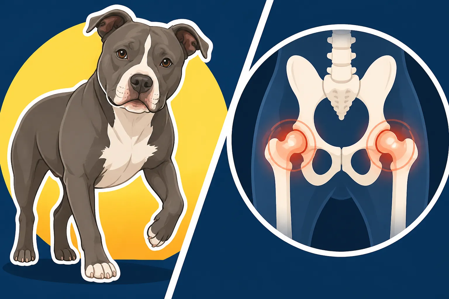 The First Hip Signs in a Two Year Old Pit Bull