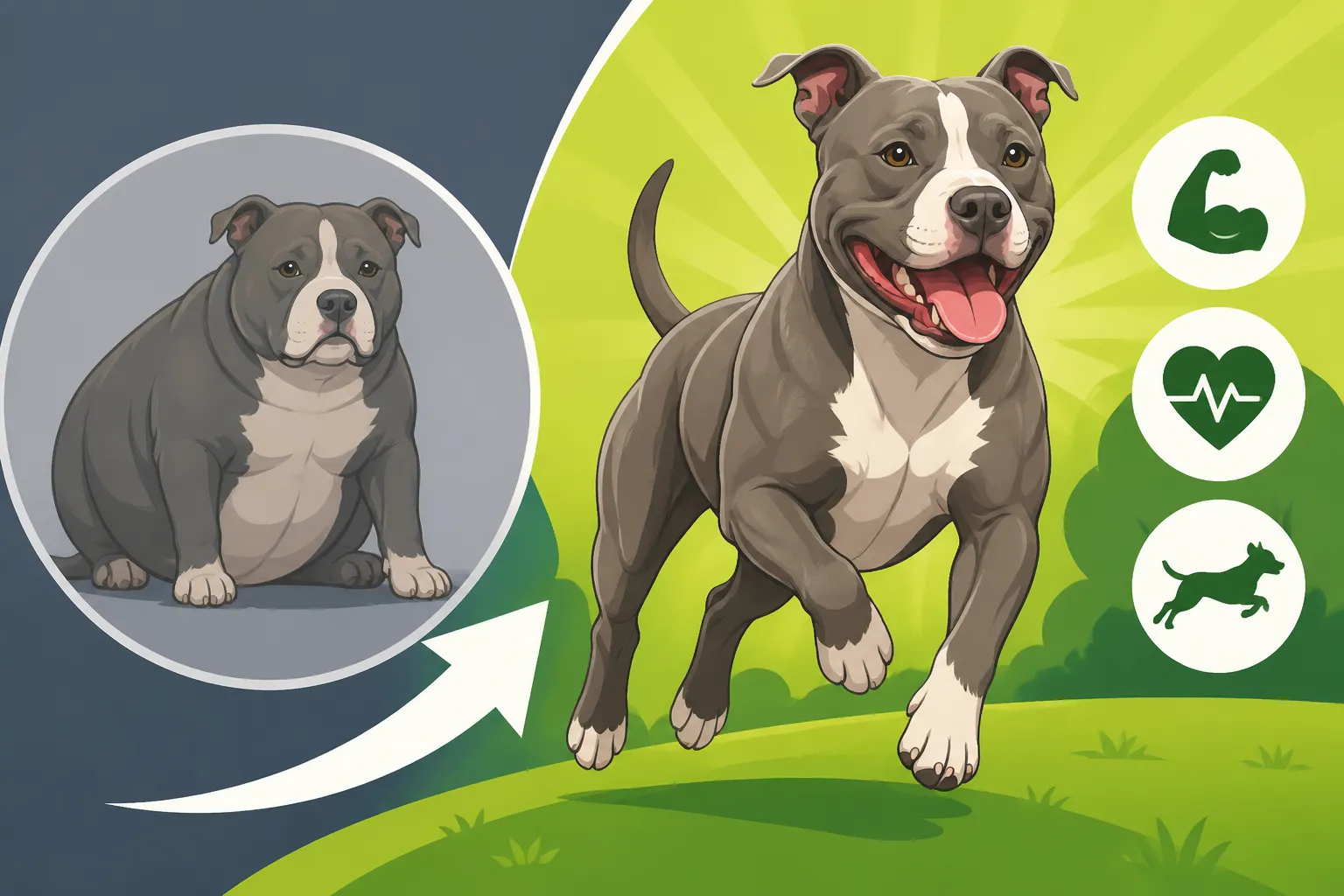 Getting a Pit Bull Back Into Condition
