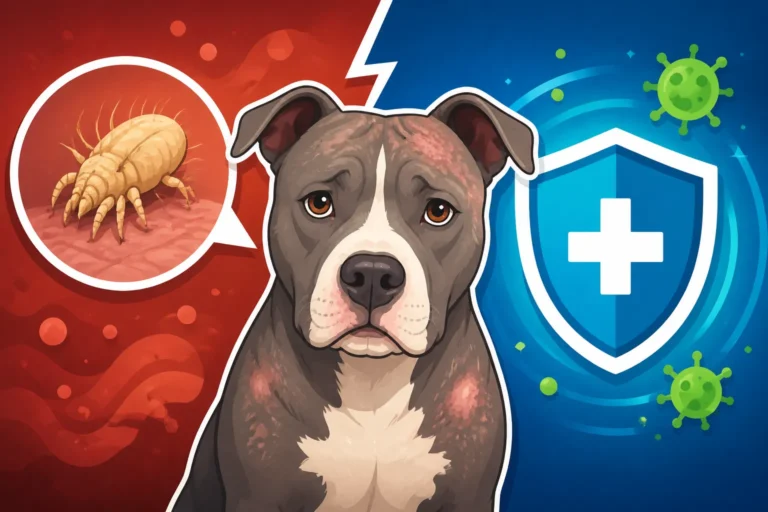 Whether Pit Bull Demodex Means a Weak Immune System