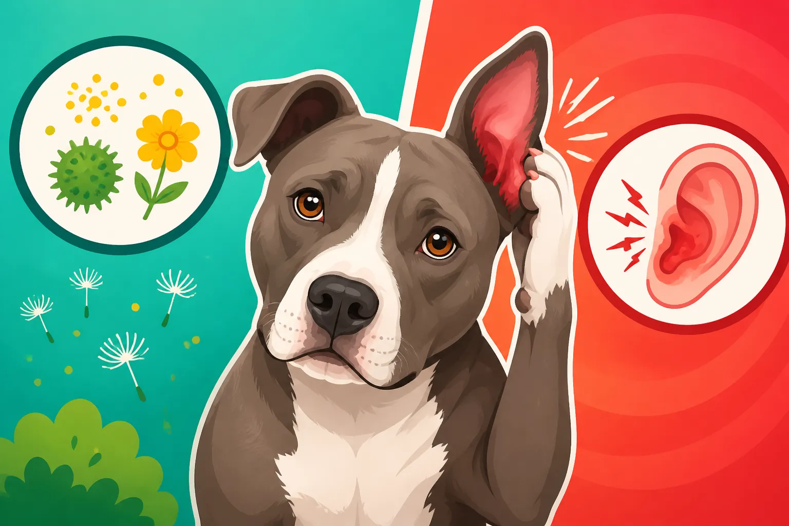 Whether Allergies Cause Pit Bull Ear Infections