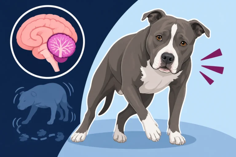 Cerebellar Ataxia in an American Staffordshire Terrier