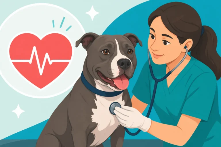A Heart Murmur Heard at a Pit Bull Checkup