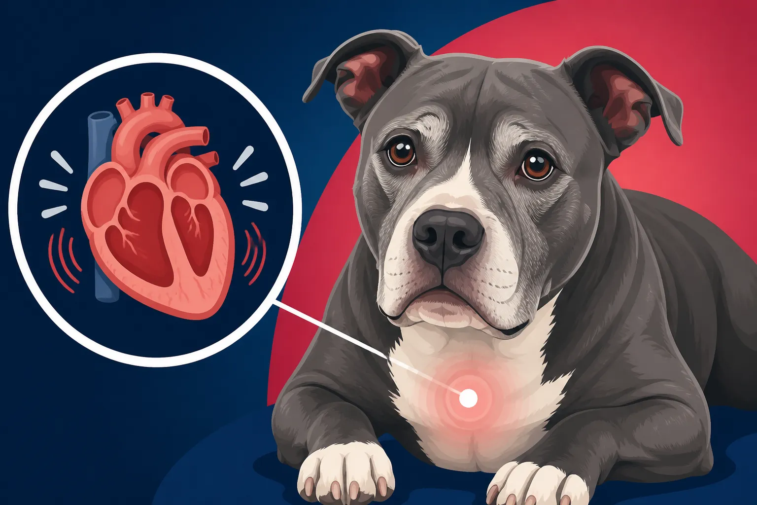 Congestive Heart Failure in an Older Pit Bull