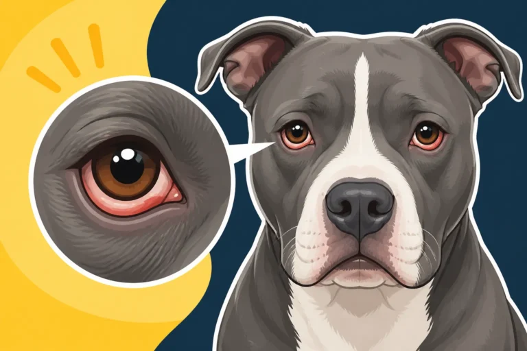 Entropion in a Pit Bull