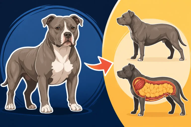 Pit Bull Obesity and How to Spot It Under Muscle
