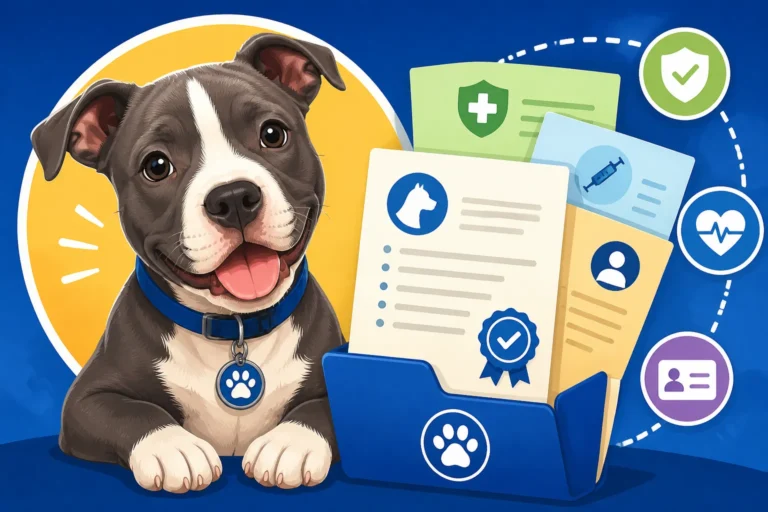 The Paperwork a Pit Bull Puppy Should Carry