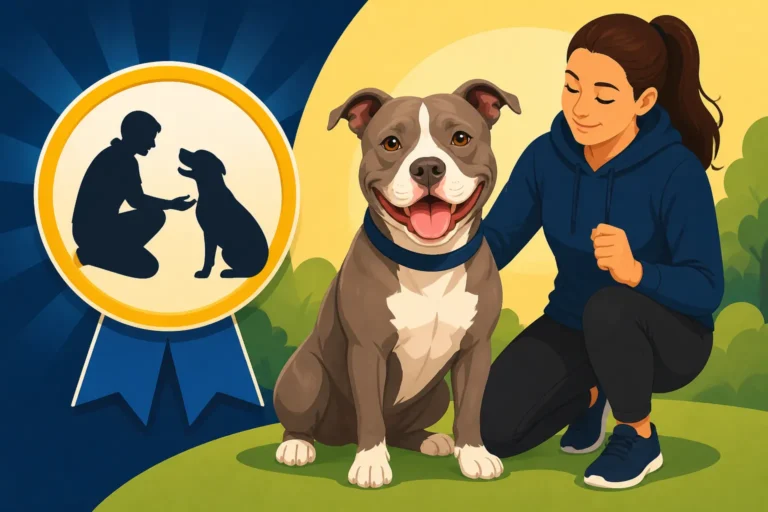 Getting a Pit Bull Ready for the CGC