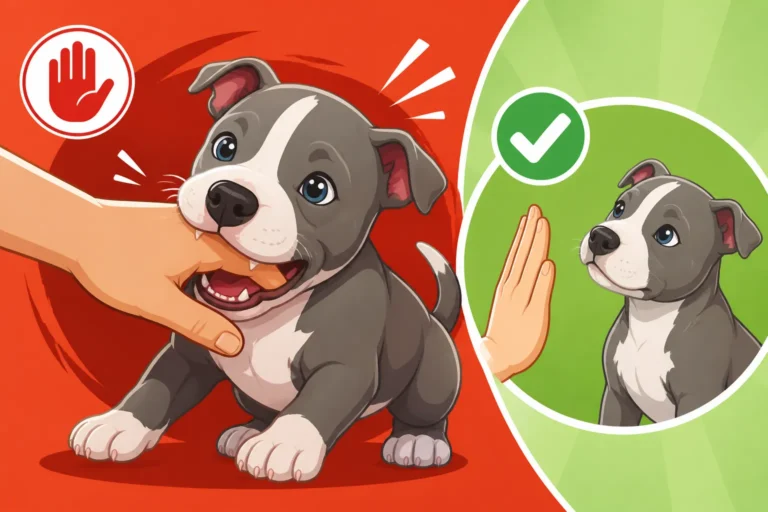 Pit Bull Puppy Biting and Bite Inhibition