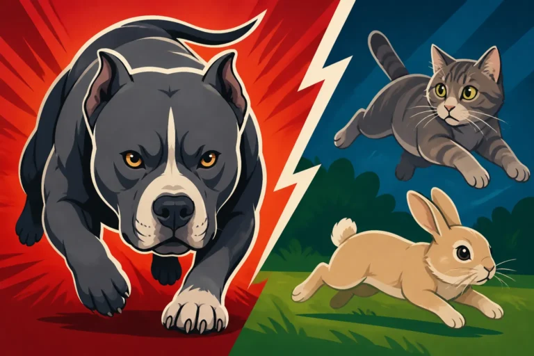 Pit Bull Prey Drive Around Cats and Small Animals