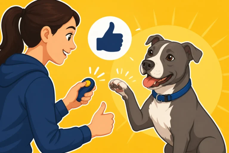 Starting Clicker Training on a Pit Bull