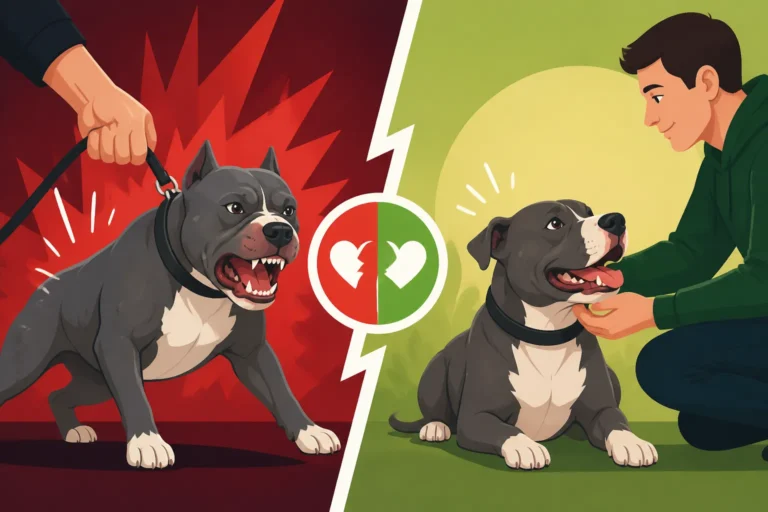 Why Harsh Handling Backfires on a Pit Bull