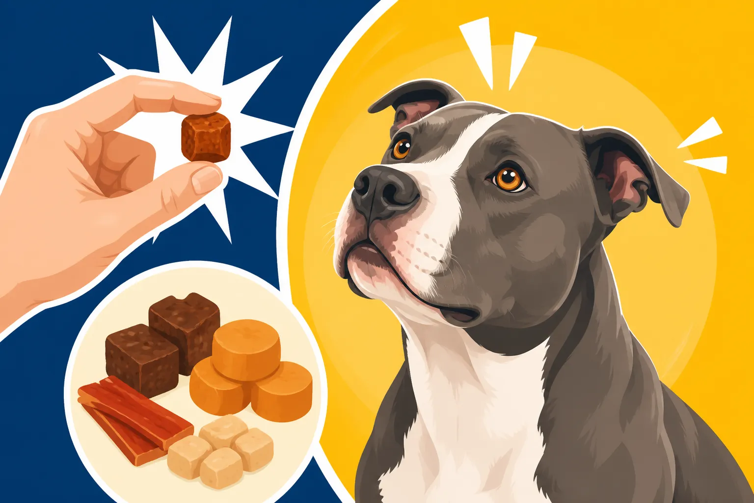 High-Value Treats That Hold a Pit Bull's Focus