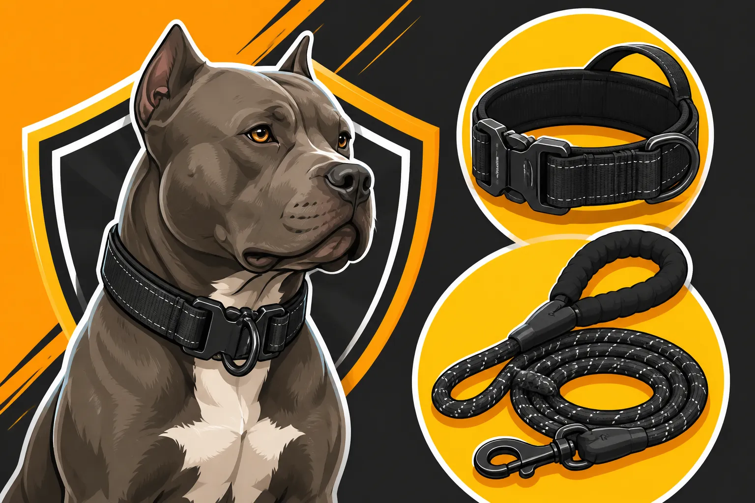 Leads and Collars That Will Not Fail on a Pit Bull