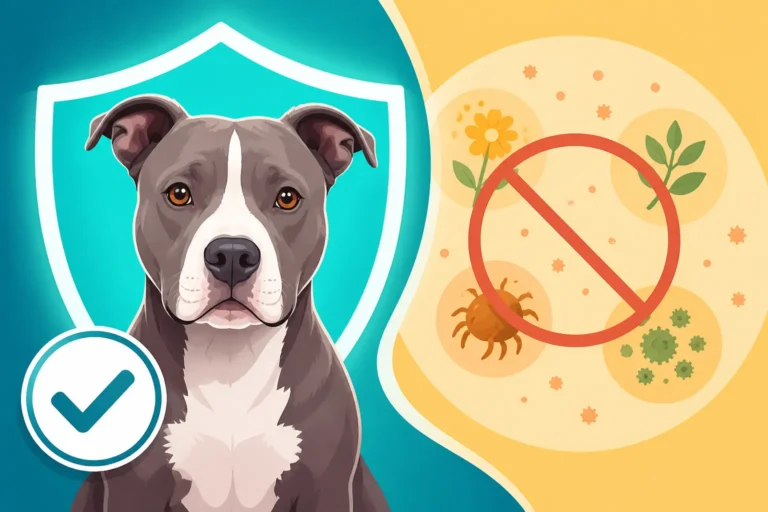 Enrolling a Pit Bull Before Its First Allergy Flare