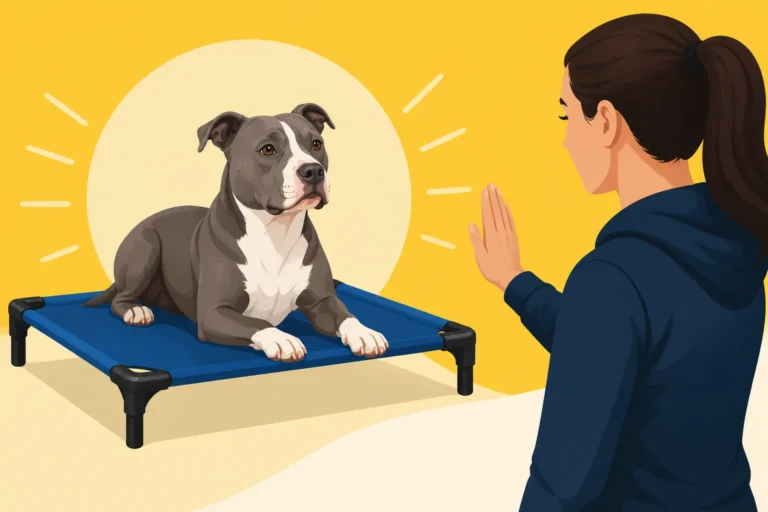 Teaching a Pit Bull to Hold a Place